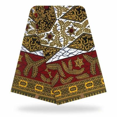 China Breathable Soft Comfortable Handfeeling African Print 100%Polyester Fabric for sale