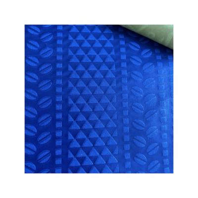 China New Style Breathable Polyester Fabric Simple Solid Dyed Fabric With Embossed Press Polish for sale