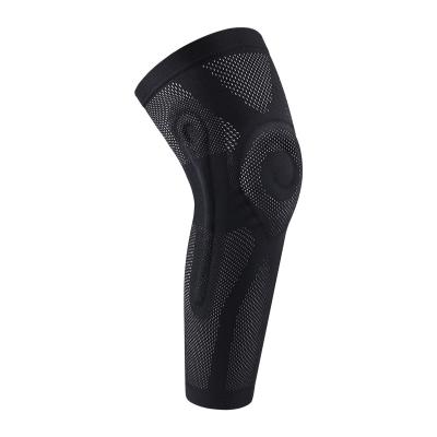 China Comfortable anti-collision compression sleeves leg knee support with patella gel pad and side spring stabilizers for running for sale