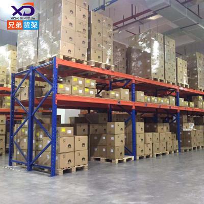 China Corrosion Protection Wholesale Customize Steel And Wood Shelf 1000kg Loadable For Placing Heavy Goods Shelf for sale