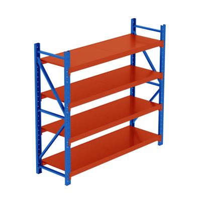 China Q235 Baosteel Shenzhen E-commerce Warehouse Shelf Goods Factory Direct Sales Household Light Duty Multi-storey Shelves for sale