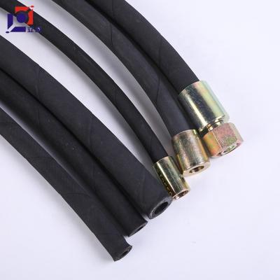 China High temperature corrosion resistant ptfe tube stainless steel flexible metal braided hose for gas delivery for sale