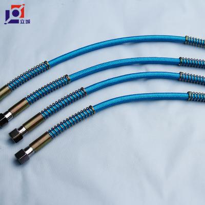 China Customized Customized Heat Resistant PTFE Hose Tube Cotton Wrapped Vapor Heat Resistant Tube For Auto Brake Hoses for sale