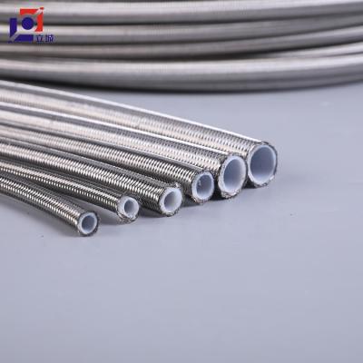 China Heat Resistant High Temperature Resistance PTFE Tube Stainless Steel Braided Hose Fittings For Cars for sale