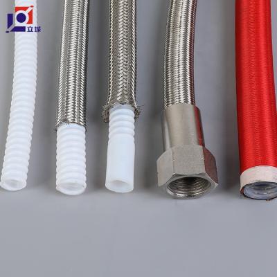 China good stainless steel braided ptfe bellows plastic corrugated pipe bending bellows for sale