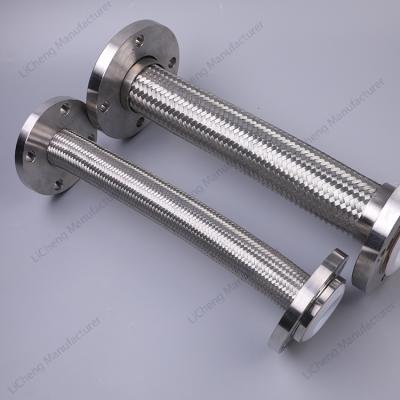 China Stainless Steel Metal PTFE Flange Corrosion Resistant PTFE-P6 Waterproof Hose for sale