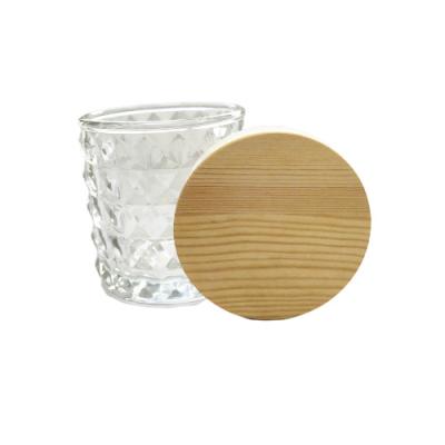 China Decoration Accept OEM ODM Home Air Freshener Designs Wooden Candle Container Lid for sale