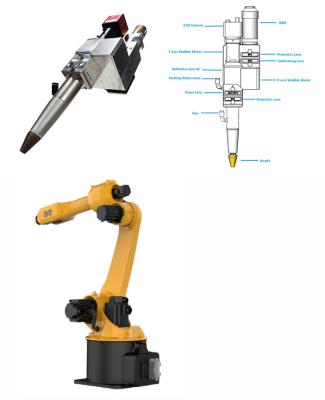 China 1070nm Wobble Laser Welding Head With 5mm Laser Beam Adjustable for sale