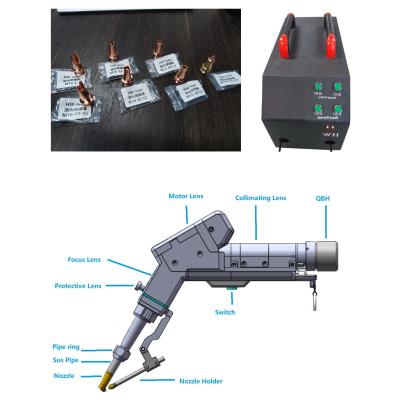 China 2000W Fiber Handheld Single Motor Laser Welding Machine Double Route Wire Feeding Same Time for sale