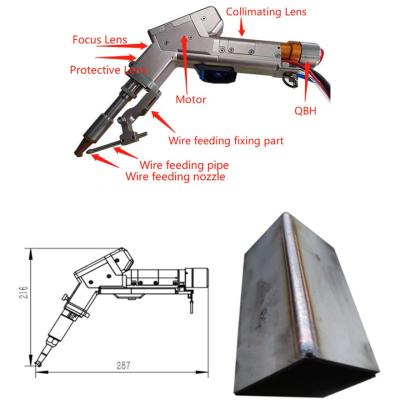 China Advanced Handheld Welding Machine with 60 & 150mm Adjustable Standard Focus Length for sale