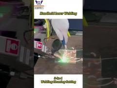 Handheld 3-in-1 Laser Welding Machine for Welding Cutting and Cleaning Welding Laser Beam Size 0-5mm
