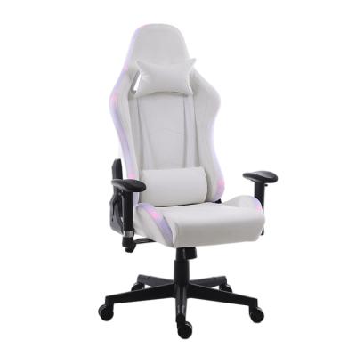 China Good Hot Selling High Quality Adjustable Design RGB LED OEM (Size) ODM Silla Gamer PC Gaming Ergonomic Swivel Packing Gaming Chair for sale