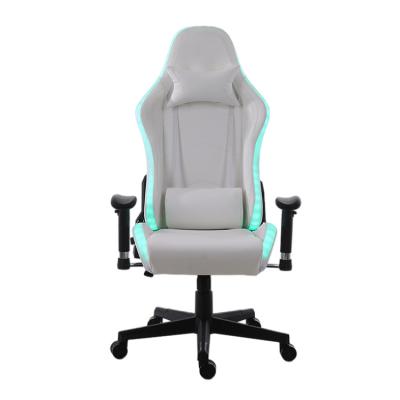 China (Height)ANJI Office Furniture RGB Adjustable Luxury Gaming Chair With Light for sale