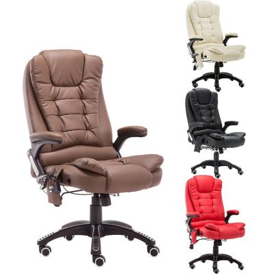 China Back Black Cheap High Body Swivel Massage Office Chair for sale