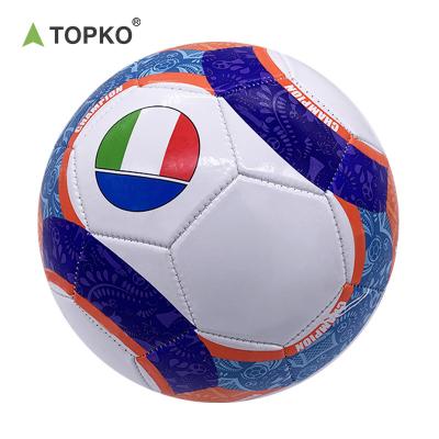 China TOPKO PVC/PU soccer ball high quality footballs for professional training match indoor and outdoor soccer ball for sale