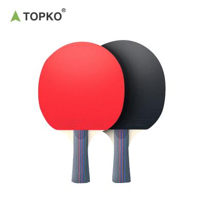 China Poplar Topko Ping Pong Paddle Sets Table Tennis Paddle Professional Ping Pong Paddles For Ping Pong Training Bat for sale