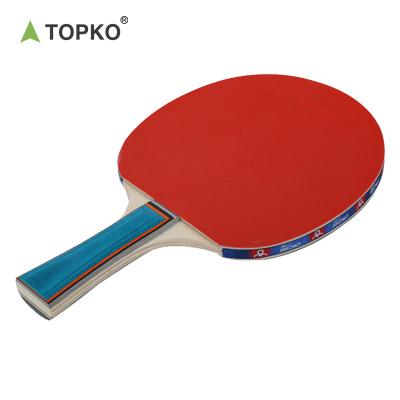 China High Quality Professional Ping Pong Rackets Double Sided Poplar Paddle Band Topko Ping Pong Reverse Bats for sale