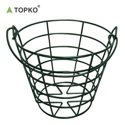 China Topko Golf Accessories Accessory Wire Rack For Golf Ball Holder Grip Iron Wire Golf Ball Basket For Outdoor Sport for sale