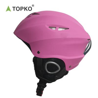 China Outdoor Ski Gear TOPKO Protective Outdoor Sports Play Ski Helmet Woman Snowboard Custom Made for sale