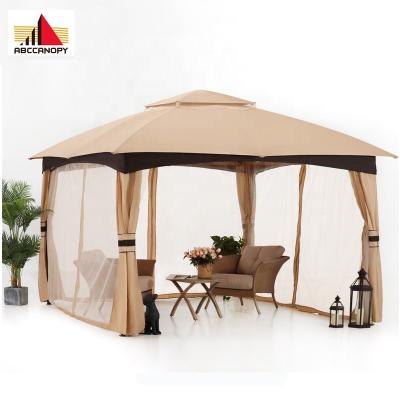 China ABCCANOPY 10x12 UV Treated Feet Automatic Gazebo Tent Instant With Mosquito Netting Outdoor Gazebo Canopy Shelter for sale