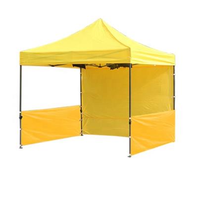 China Unpatterned With Sidewalls 10x10ft Pop Up Round Canopy Trade Show Tent Canopy Tent for sale