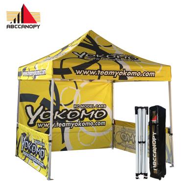 China UV-Resistant Factory Custom Gazebo Tent With Digital Printing Flags for sale