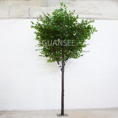 China GSRS013 Green Artificial Ficus Leaf Tree Plants Eco - Friendly Artificial Leaves Ficus Trees for sale