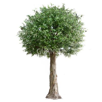 China Eco-friendly Home and Garden Plant Artificial Olive Leaves Indoor Decorative Olive Tree for sale