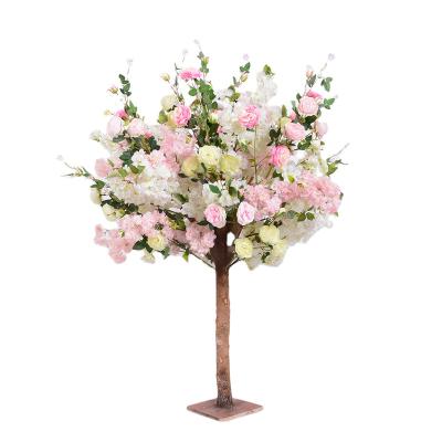 China GSCT011 Factory Artificial Flower Tree Centerpiece Table Decorations Eco-Friendly Tree Wedding Decoration Custom Tree for sale