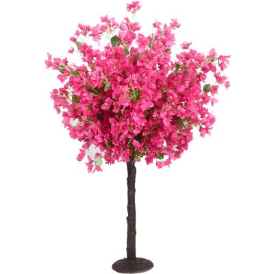 China Eco-friendly Artificial Cherry Blossom Tree Centerpiece Wedding Decoration Table Cherry Blossom Tree for sale