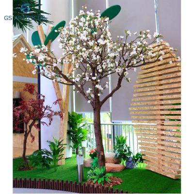 China Eco-friendly Artificial Orchid Flower Silk Magnolia Wedding Resin Art Craft Fashion Home Decoration for sale