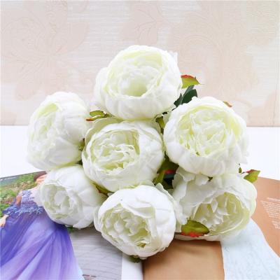 China Peony tropical floral bouquet artificial flowers decorative flowers for wedding decor for sale