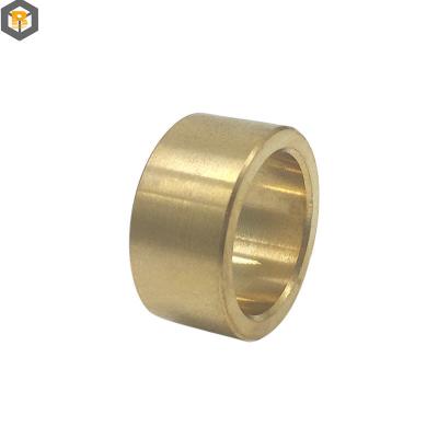 China Alloy Custom-Made Brass Shaft Collar Brass Bushings Precision Brass CNC Machine Part for sale