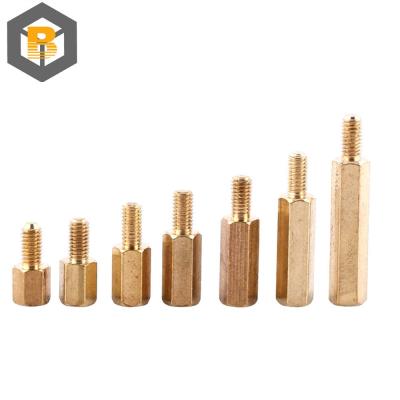 China Customized Metal Thread Hex M6 Bolt Spacer Machine Part for Custom by 2D/3D/drawing for sale