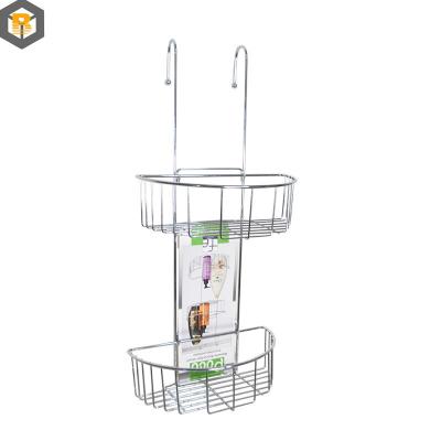 China Custom by 2D Metal Wire Storage Organizer for Bathroom Hanging Shower Caddy Spare Part for sale