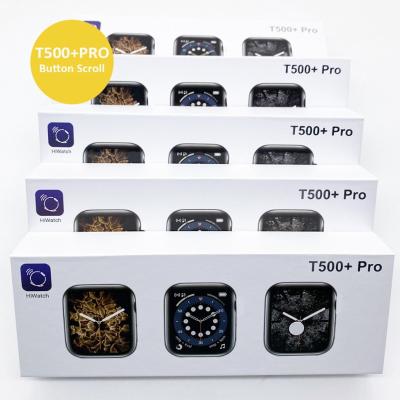 China Wifi 2022 New 1.75 inch T500+Pro Smart Watch Cheap Smart Hiwatch Wearable Device Series 7 reloj 8 Pro Smart Watch T500 for sale