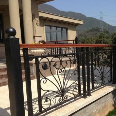 China Highway Balcony Wall High End Atmosphere General Grade Easily Assembled Design OU Shi , Wrought Iron Fence for sale