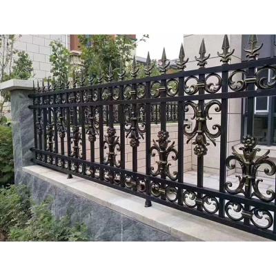 China Manufacturer Wholesale Panel Panels Easily Assembled Black Aluminum Fence for sale