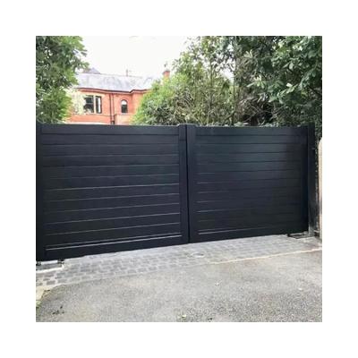 China First Class Grade Easily Assembled Outside High Quality Art Courtyard Aluminum Gate Main Entrance for sale