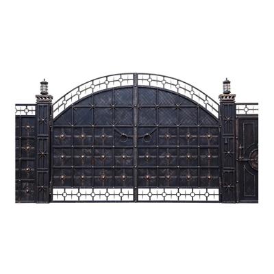 China Easily Assembled Top Quality Driveway Gate Grades Paints For Iron Gate for sale