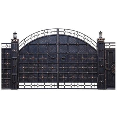 China Easily Assembled Grade First Class Garden Gates Single Wrought Iron Gate for sale