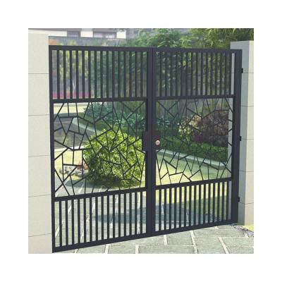 China Easily Assembled Modern Minimalist China Iron Door Leaf Design Iron Door for sale