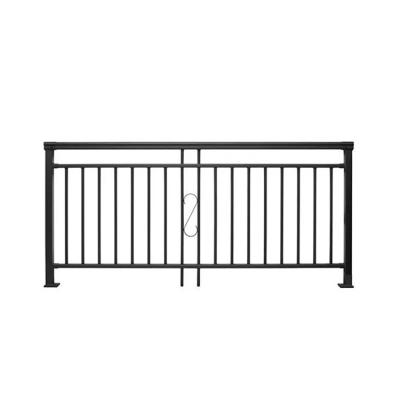 China New Style Modern PVC Balcony Hot Selling Outdoor Steel Railing for sale