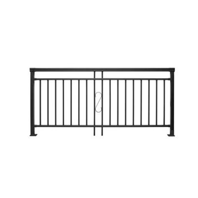 China China Supplier Modern Mesh Wire French Balcony Railing with Glass for sale