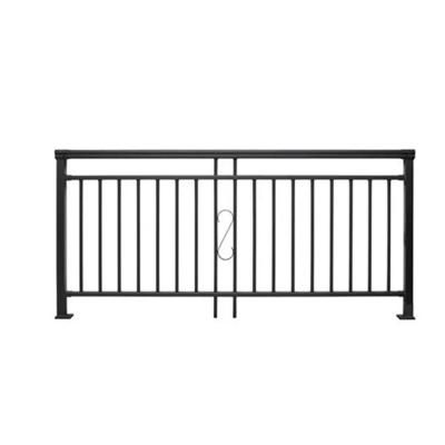 China Best Selling Modern Luxury Wrought Iron Balcony Designs Wooden Railing for sale