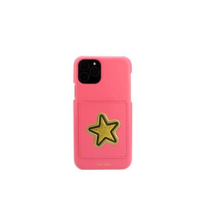 China PU Leather iPhone Case Star Phone Case Shockproof Cell Phone Case With Card Slot For iPhone 13 13 pro 13 pro 14 14 pro 14 pro max max for sale