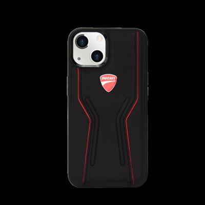 China Shockproof Official Authorized Ducati Superbike D6 iPhone Case Genuine Leather Cover Device Back Cell Phone Case For iPhone 13 for sale