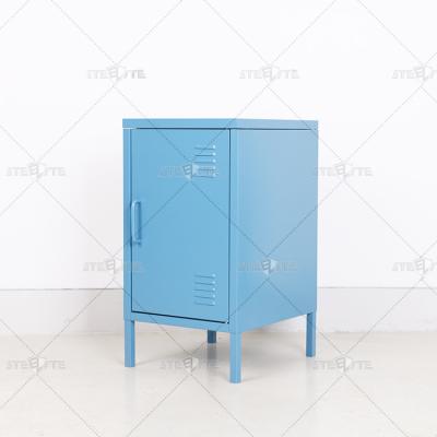 China Hot Sale Latest Design Steel Nightstand European Bedside Cabinet for sale