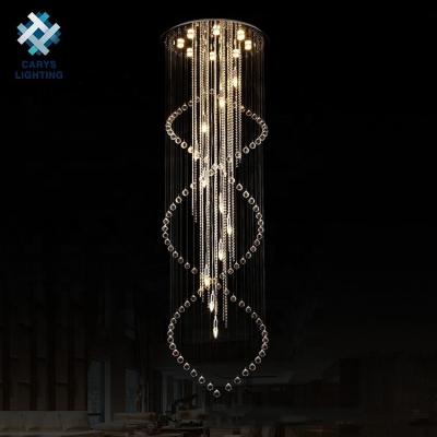 China Factory Price Large Modern Led Living Room Hotel Luxury Decorative Lobby Crystal Chandelier for sale