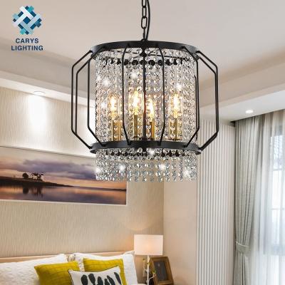 China American Style Modern Pendant Hanging Lighting Fixture Ceiling Light Industrial Rustic Iron Cage Hanging Lamps for sale